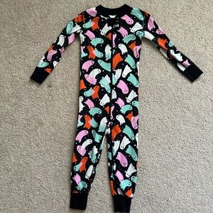Hanna Andersson 3T Ghost Print Kids Footie